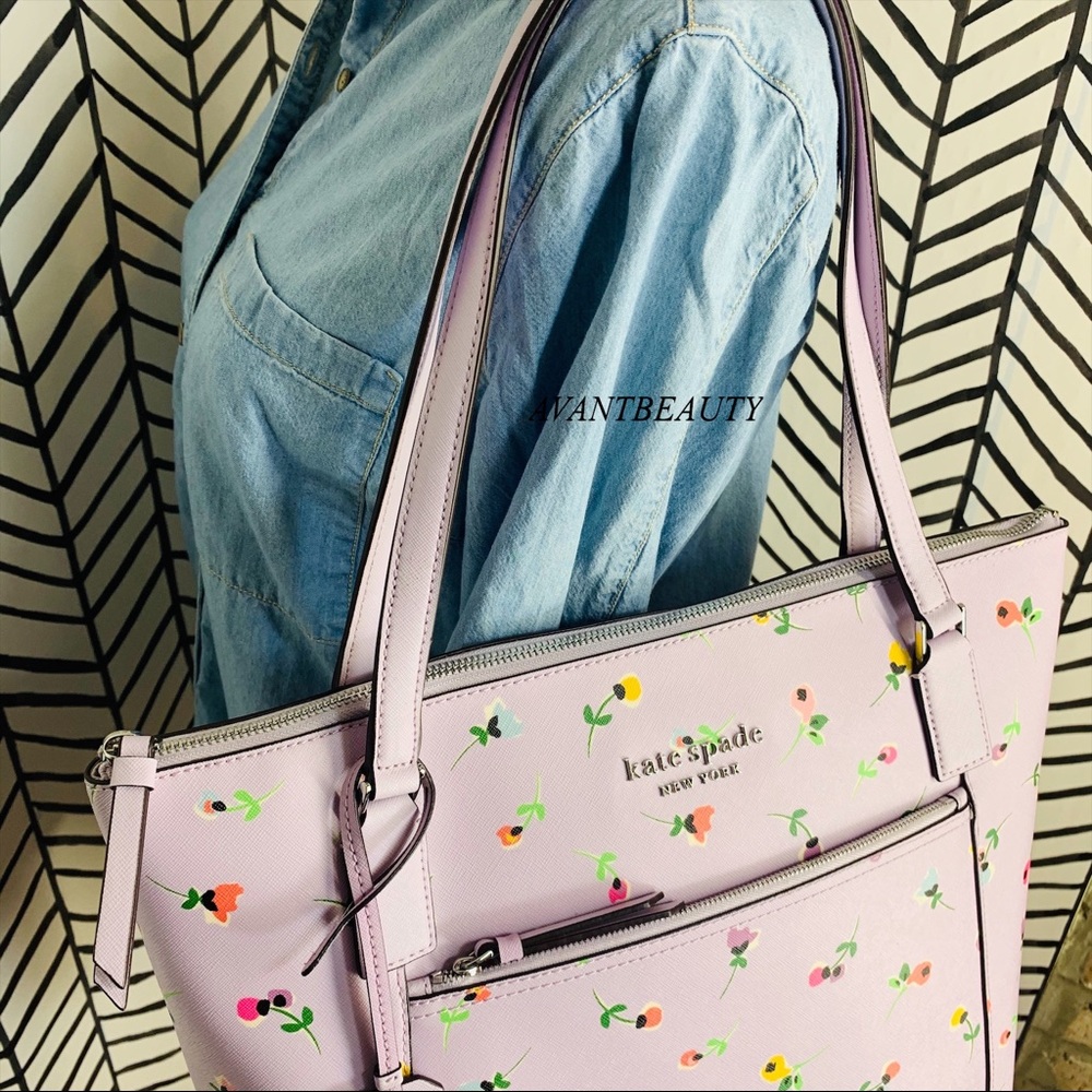 🔸 Wildflower ditsy Kate spade Cameron pocket tote - Picture 10 of 14